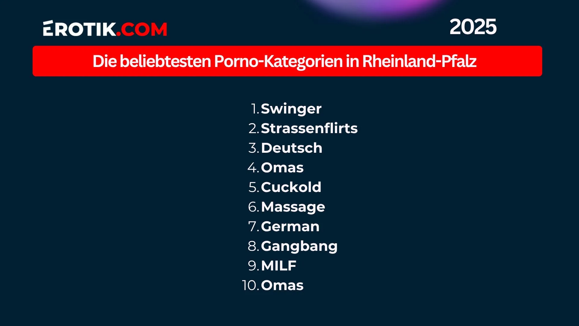 Die beliebtesten Porno Kategorien in Hessen