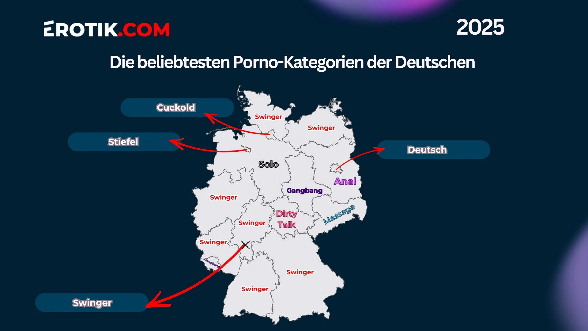 Die Deutschlandkarte der Lust