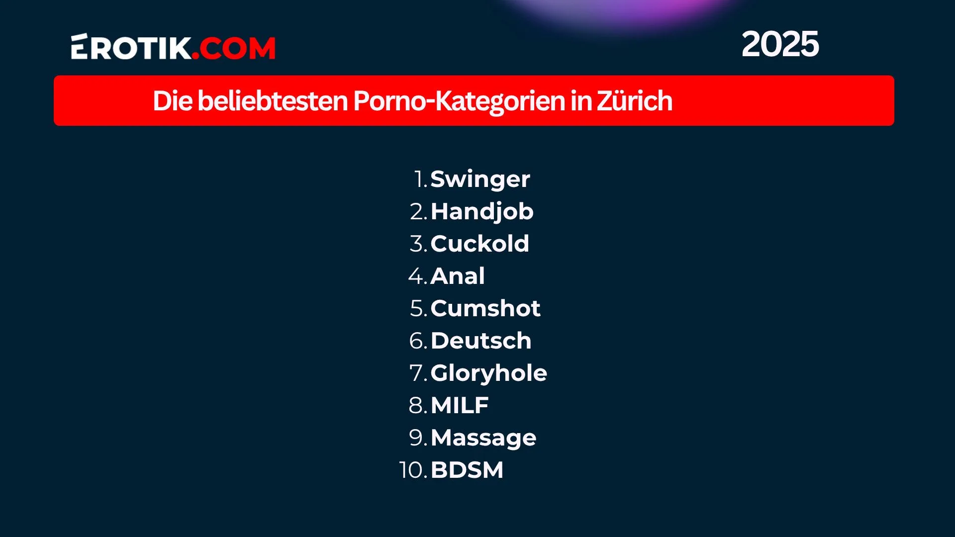 Porno Kategorien in Zürich